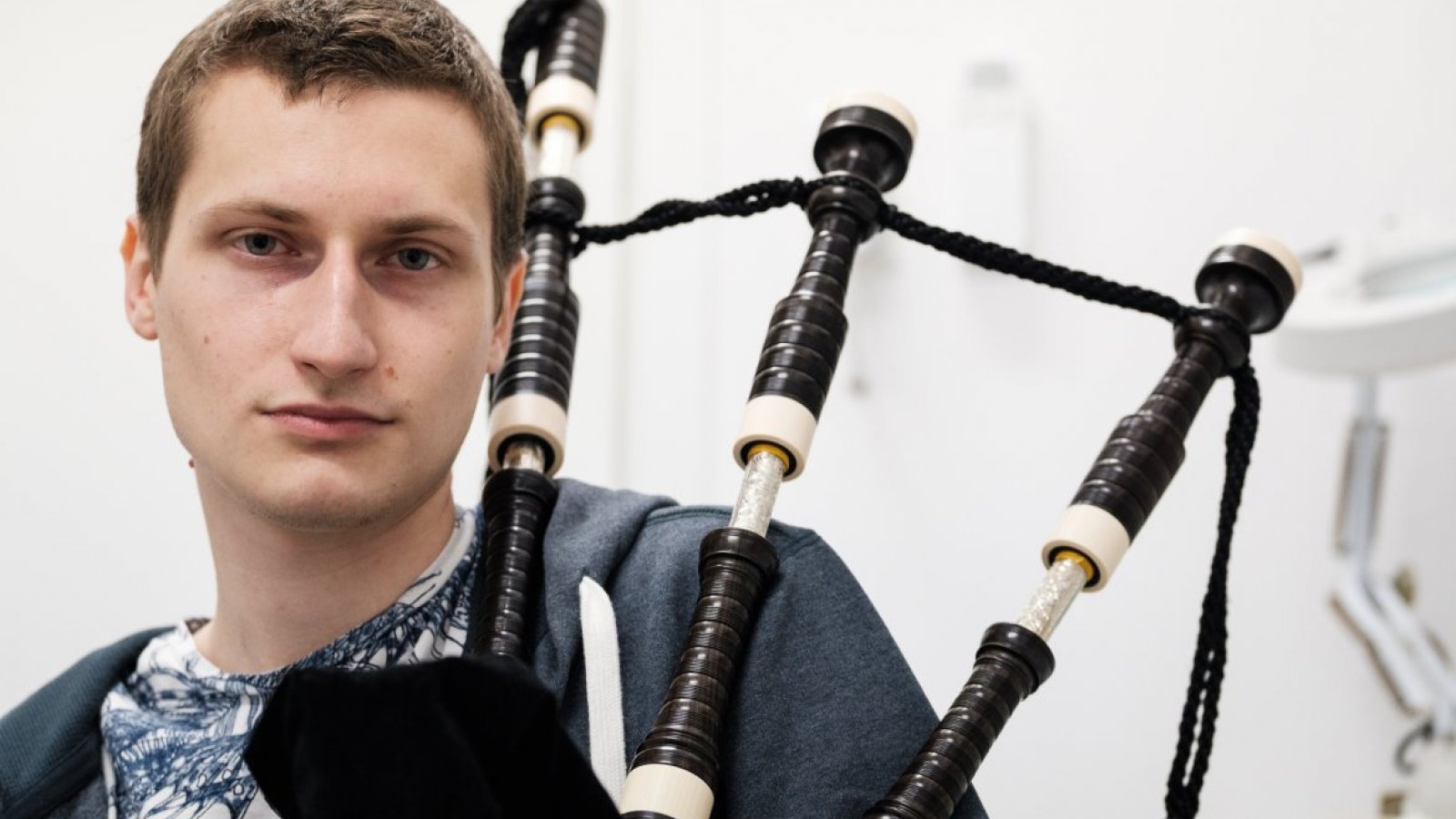 Mateusz Żmudziński. Jeden ze stypendystów. Fot. Adrian Wykrota