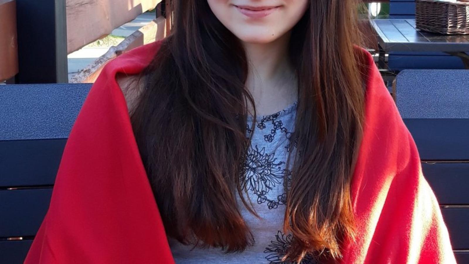 Polina Andrushko pomaga na granicy z Ukrainą