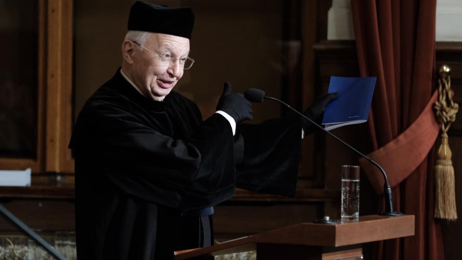 Prof. Jean Marie Lehn doktorem honoris causa UAM  Fot. Adrian Wykrota