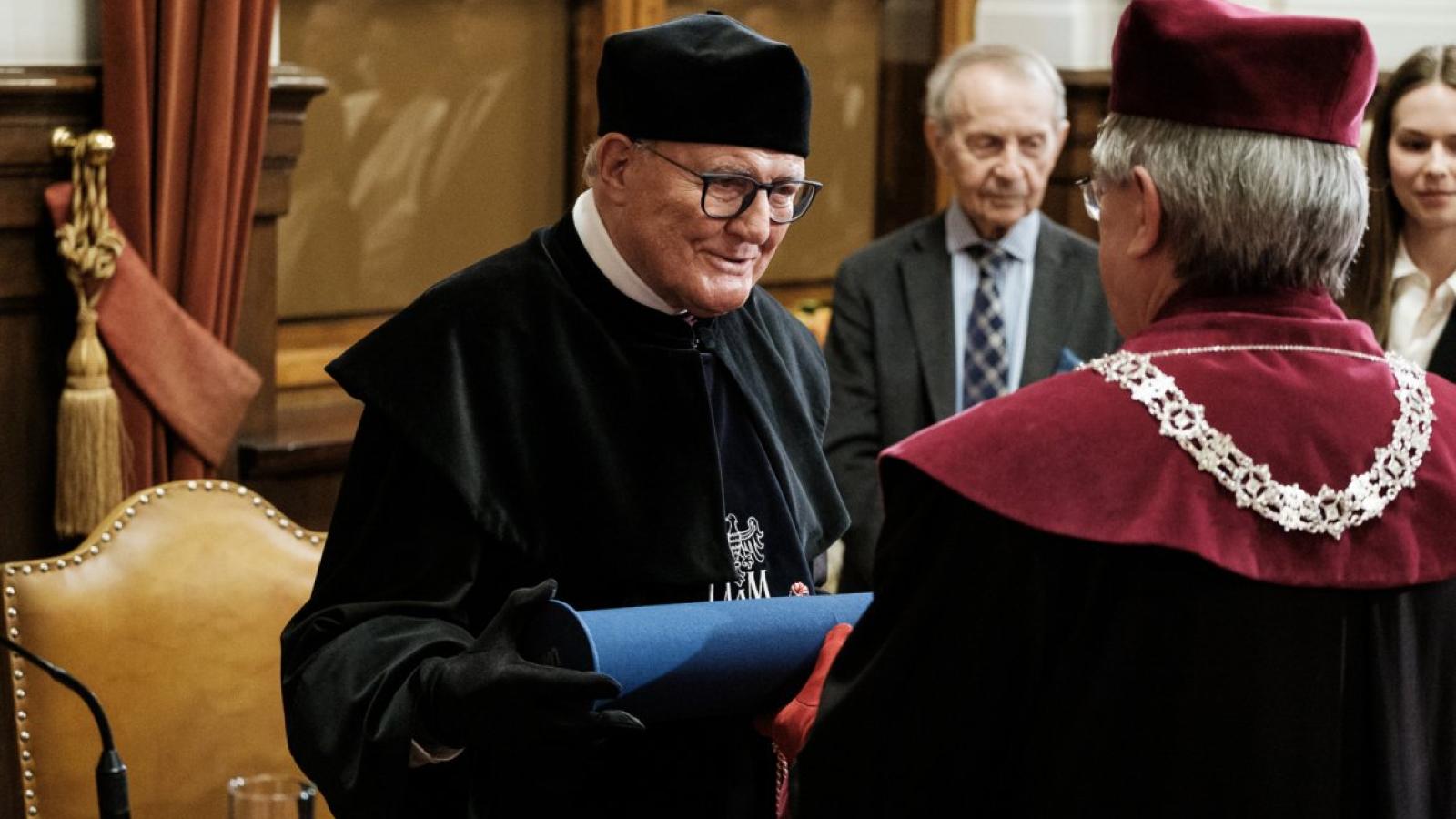 Prof. Andrzej Legocki doktorem honoris causa UAM, fot. Adrian Wykrota