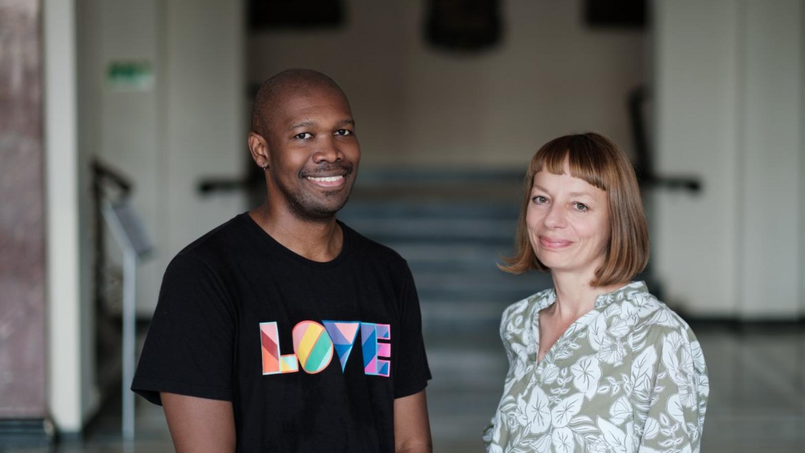 Bryan L. Green i prof. UAM Monika Bobako