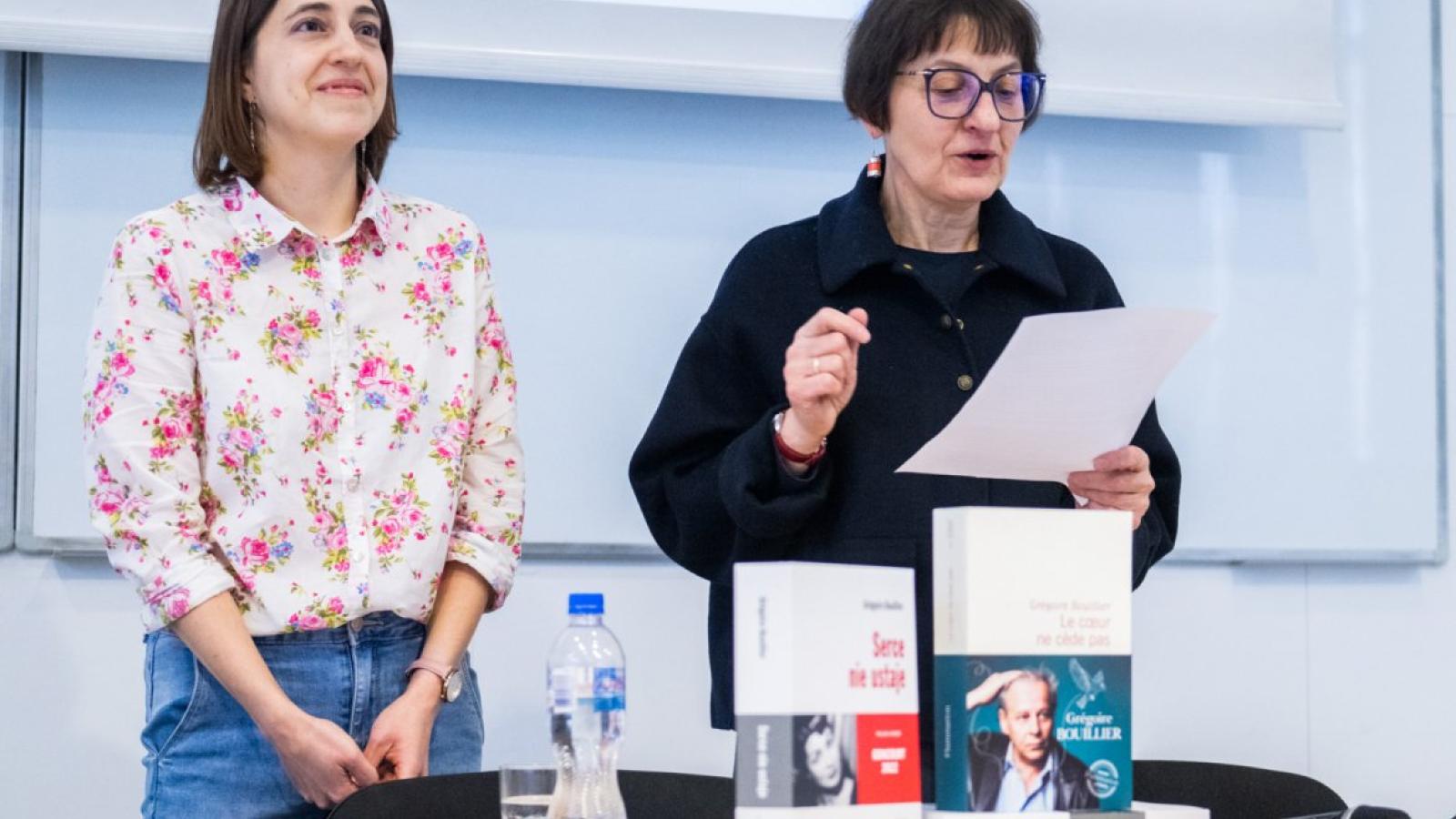 Spotkanie z Elżbietą Janotą, fot. Łukasz Gdak