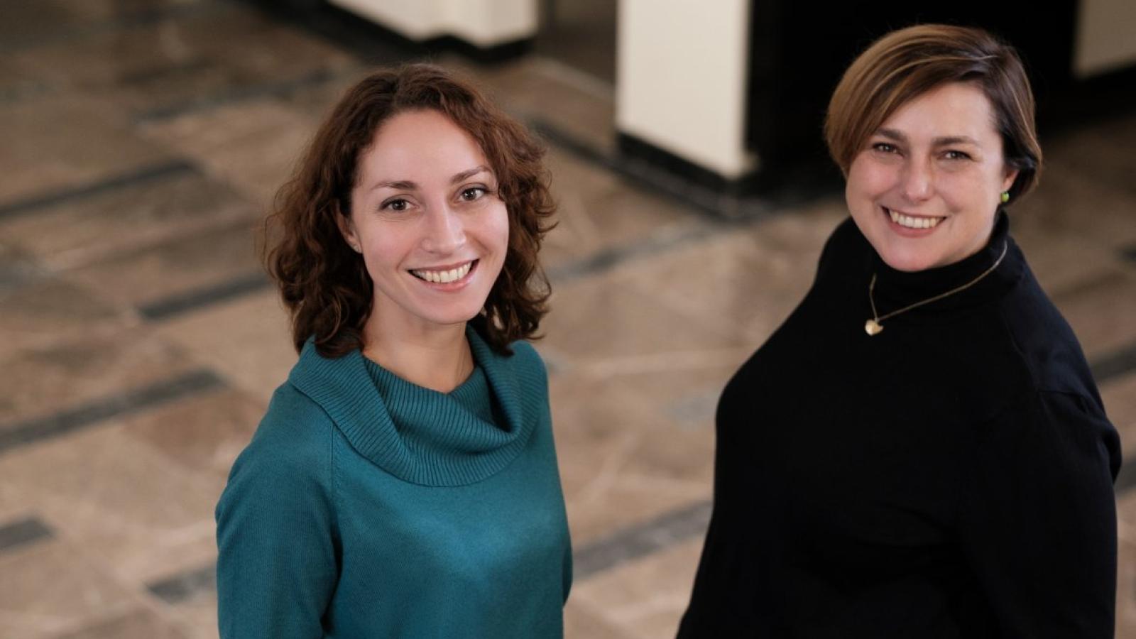 Magdalena Sadowska i Karolina Domagalska-Nowak Fot. Łukasz Gdak 