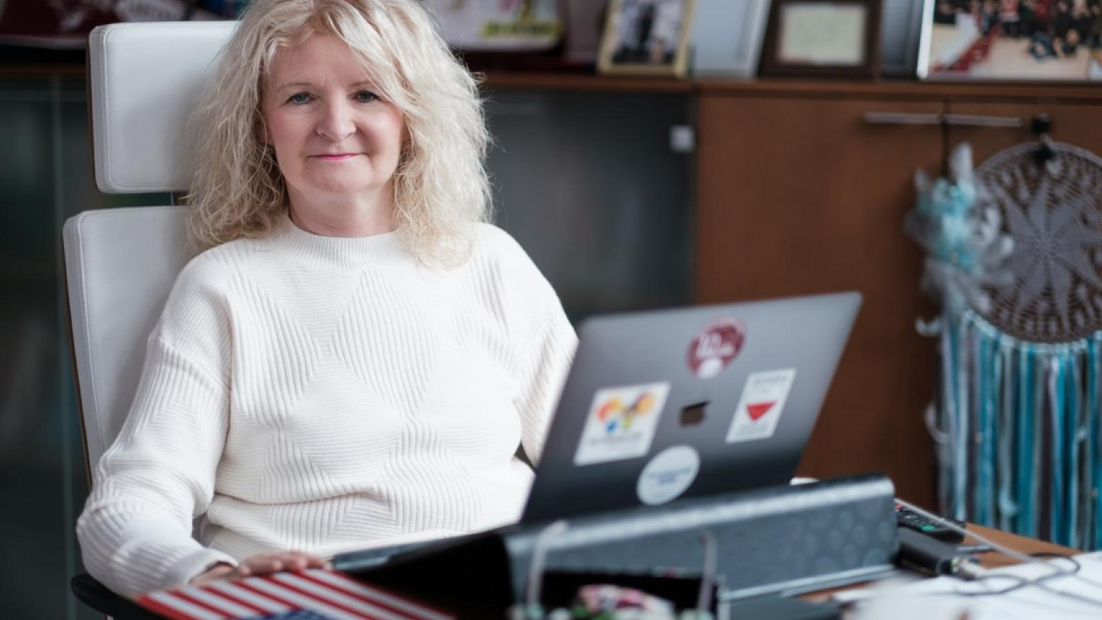 Prof. Dziubalska-Kołaczyk Fot. Adrian Wykrota