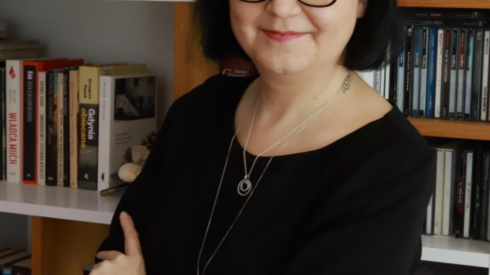 Maria Kuczkowska z Biblioteki Uniwersyteckiej w Poznaniu