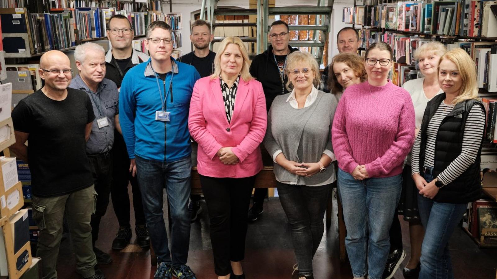 Oddział Przechowywania i Kontroli Zasobu BUP Fot. Władysław Gardasz