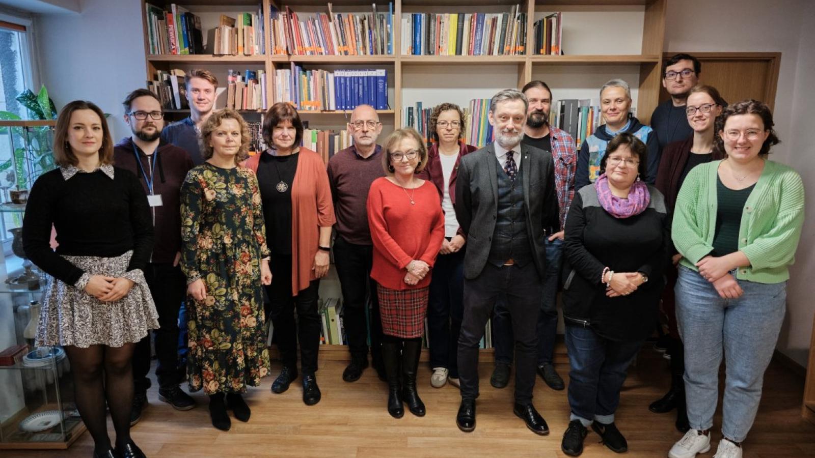 Zespół Oddziału Zbiorów Specjalnych BUP Fot. Władysław Gardasz