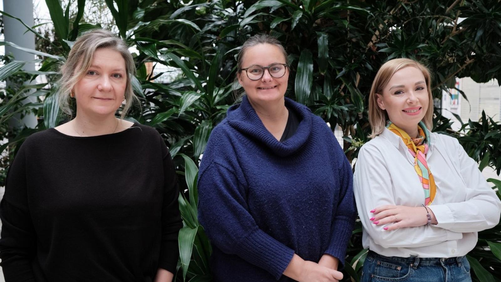 Dr Katarzyna Błaszczyk, prof. Małgorzata Borowiak, Alicja Ostrowska-Leszczyńska, fot. Władysław Gardasz