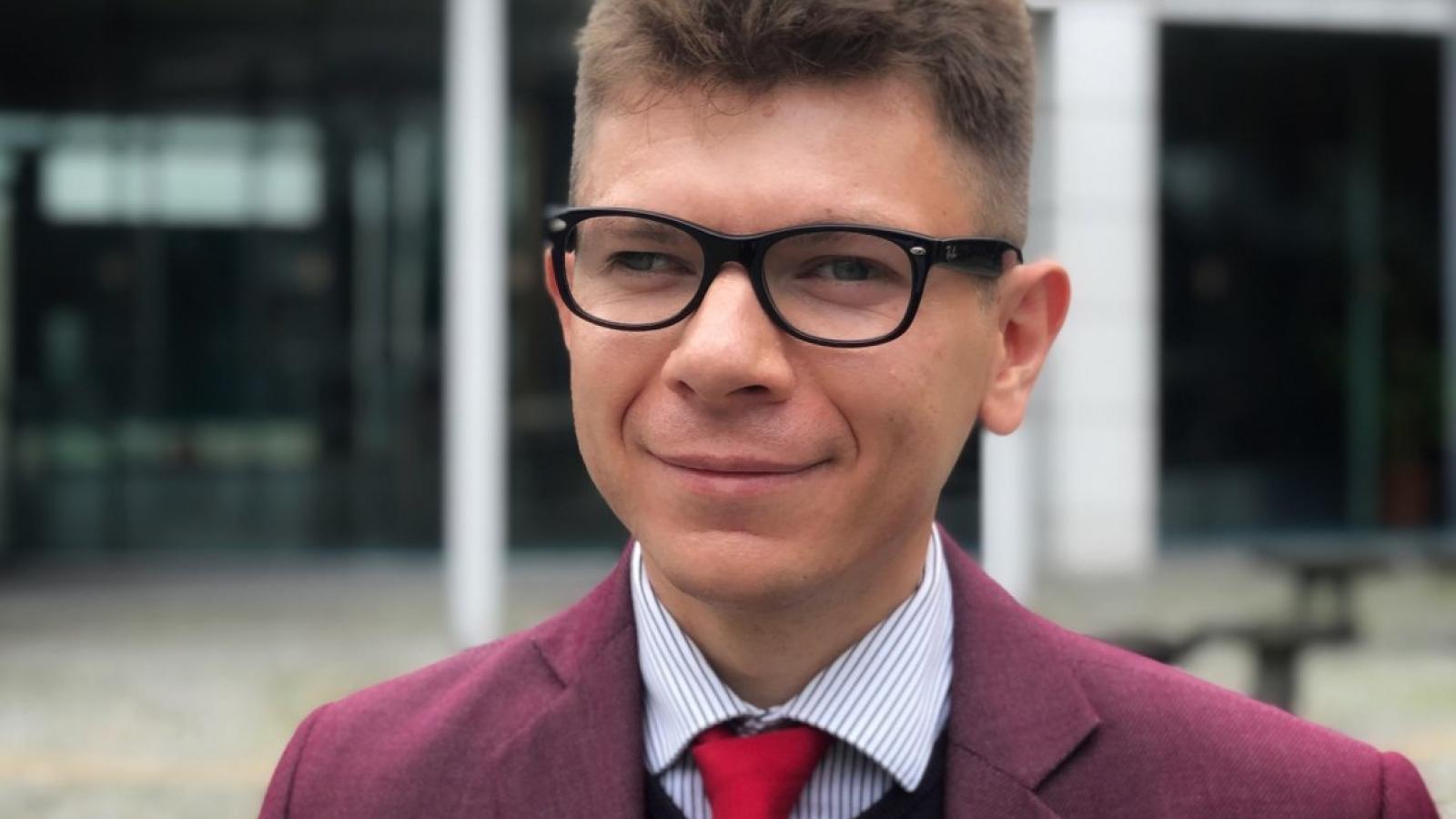 Dr Filip Biały, fot. dr Łukasz Dulęba