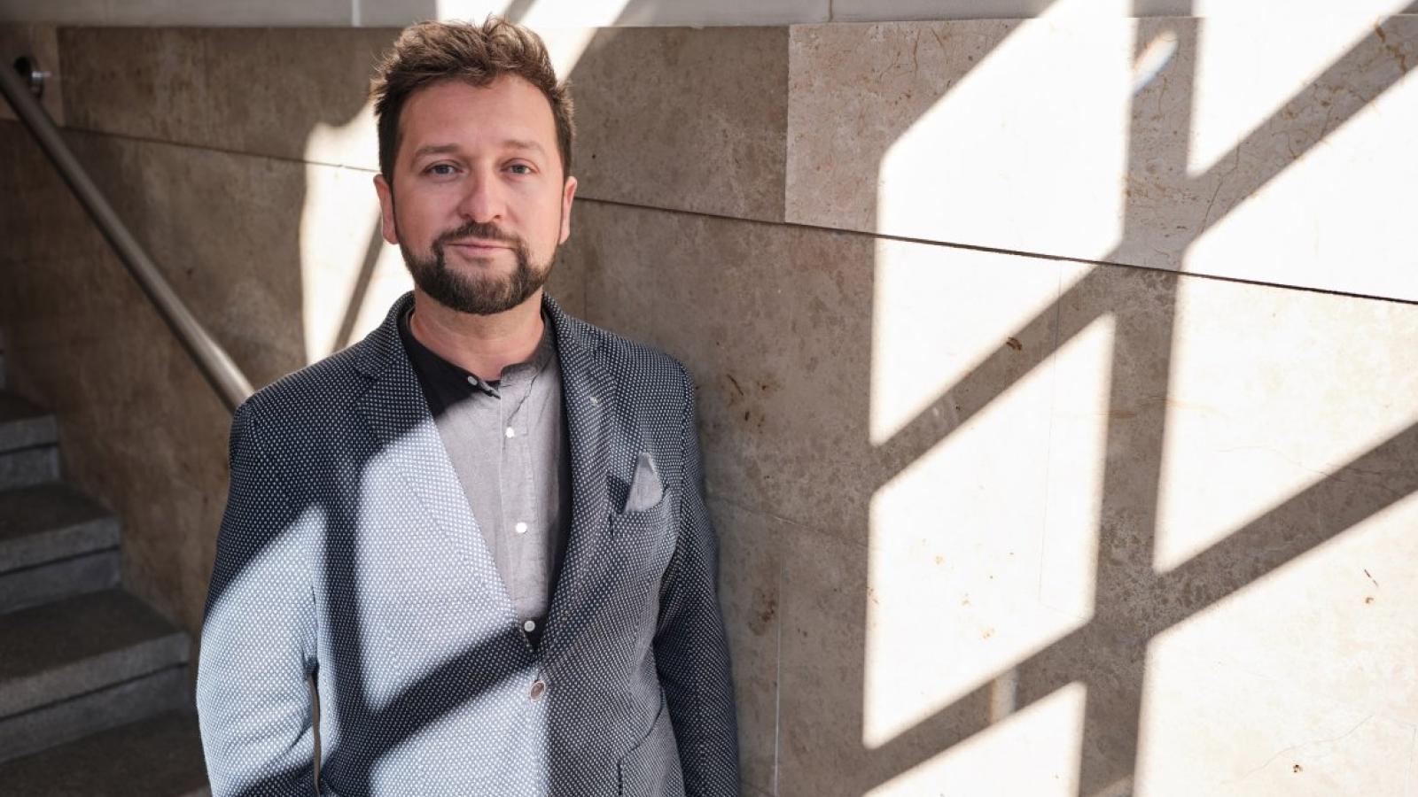 Dr hab Patryk Borowiak, fot. Władysław Gardasz