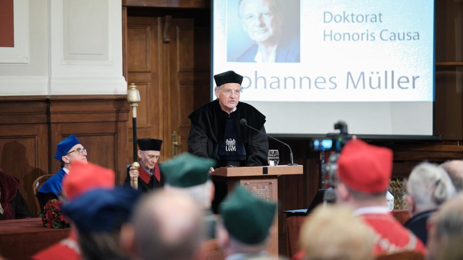 Prof. Johannes Müller, fot. Władysław Gardasz