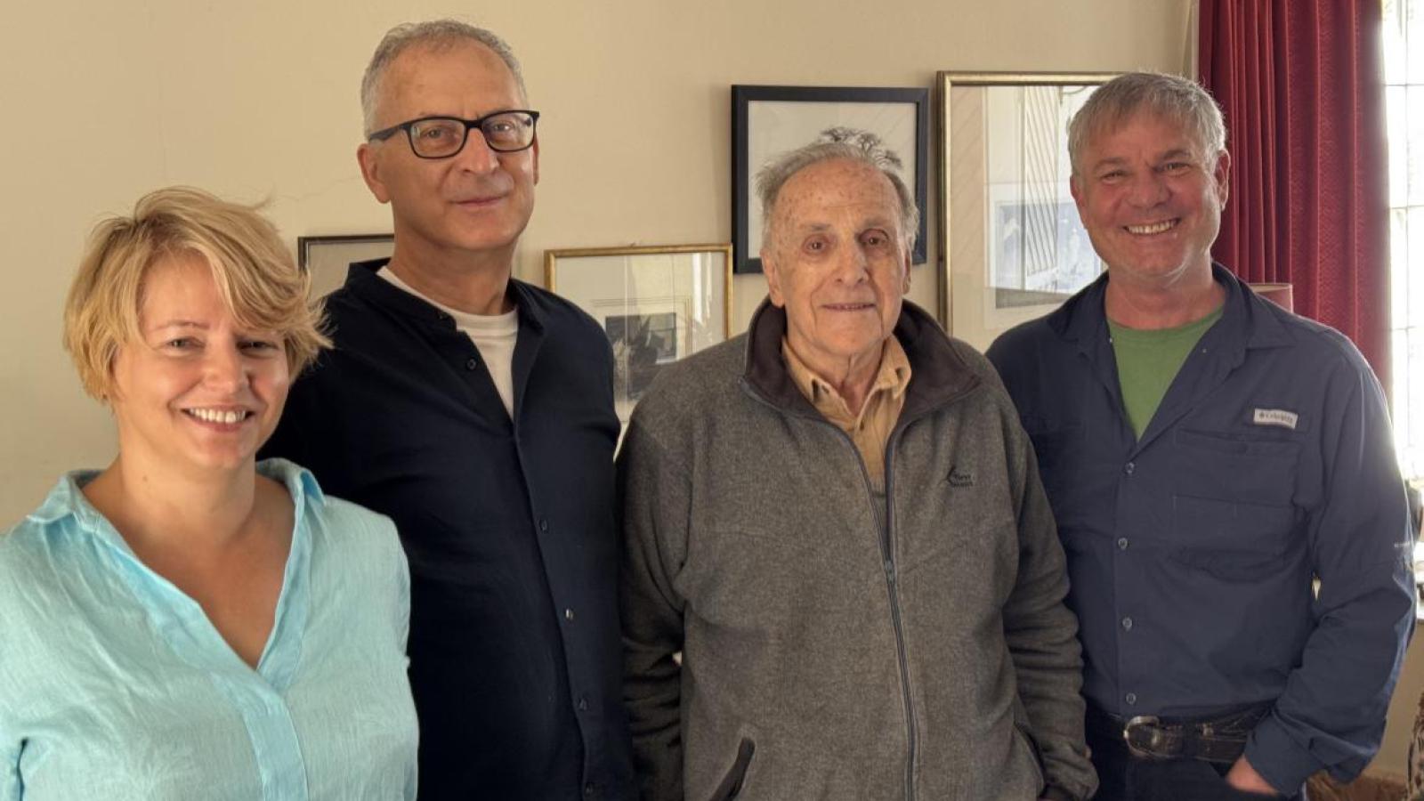 Prof. UAM Iwona Sobkowiak-Tabaka, prof. UAM Andrzej Rozwadowski, prof. David Lewis-Williams, dr Jeremy Hollmann