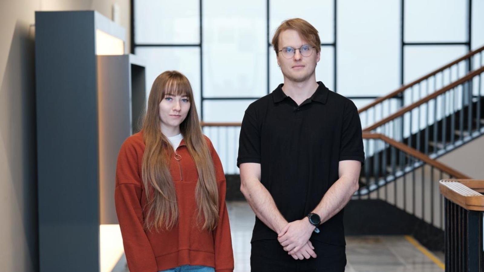 Oliwia Staryszak i Szymon Obst z zespołu Sniphi, fot. Władysław Gardasz