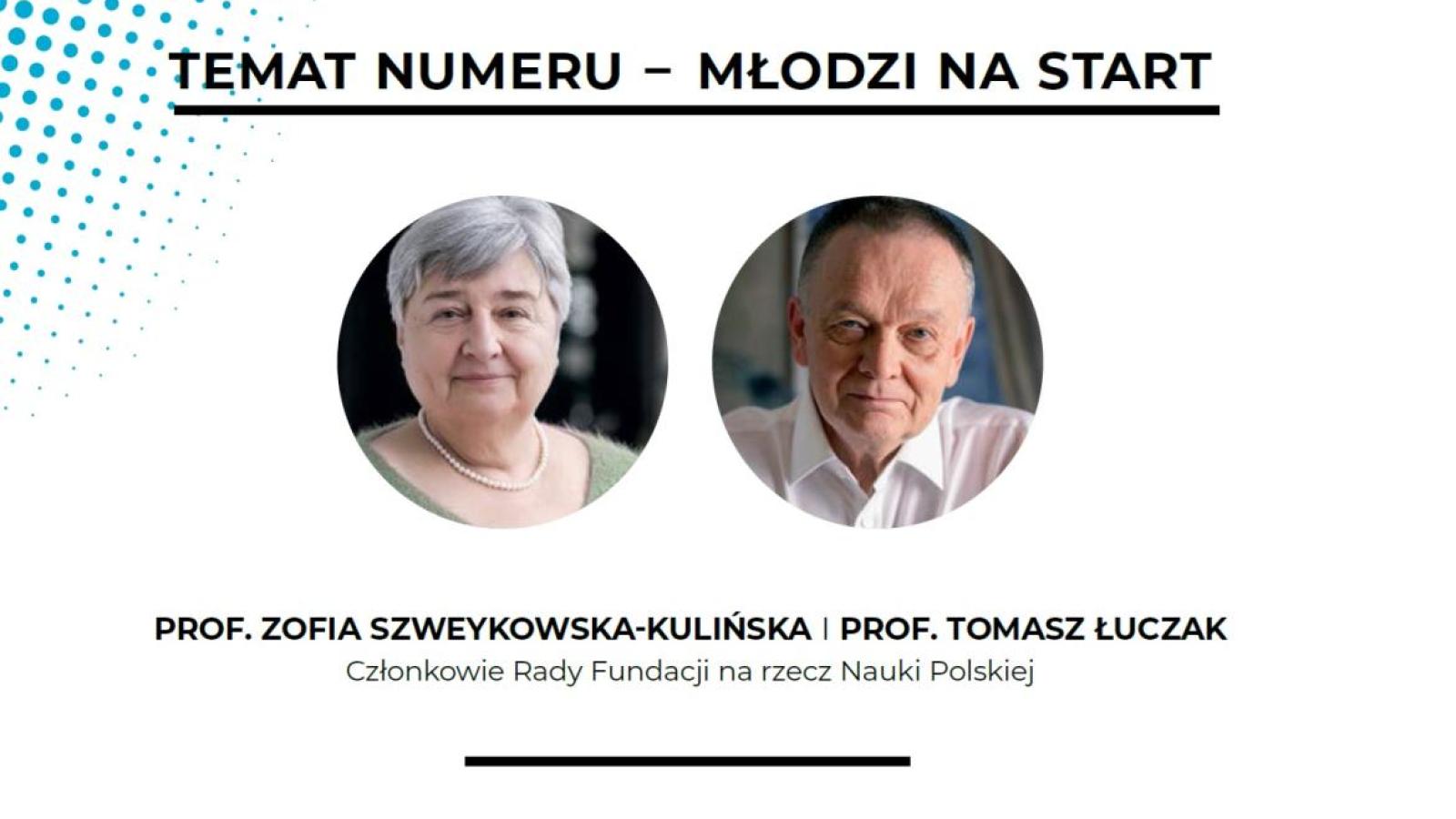 Prof. Zofia Szweykowska-Kulińska i prof. Tomasz Łuczak 