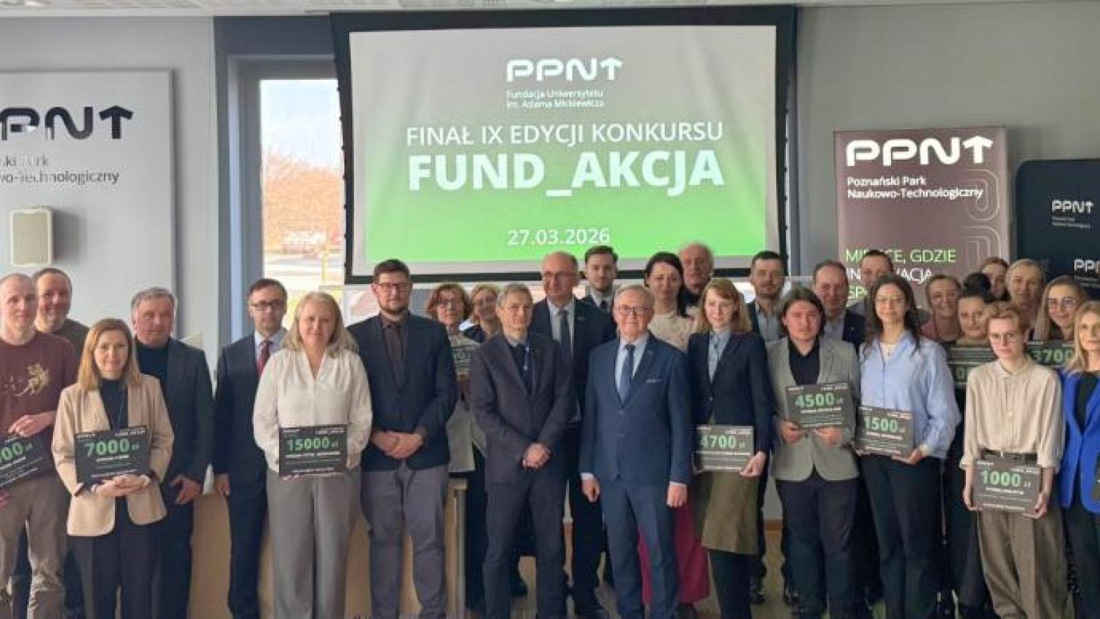 Laureaci IX edycji konkursu FUND_AKCJA, fot. PPNT