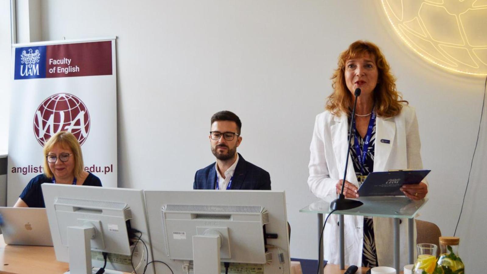 Prof. Magdalena Wrembel w trakcie Międzynarodowej konferencji IAM L3 2026