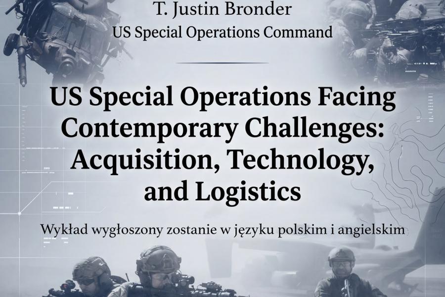Col. T. Justin Bruder z wykładem o siłach specjalnych USA