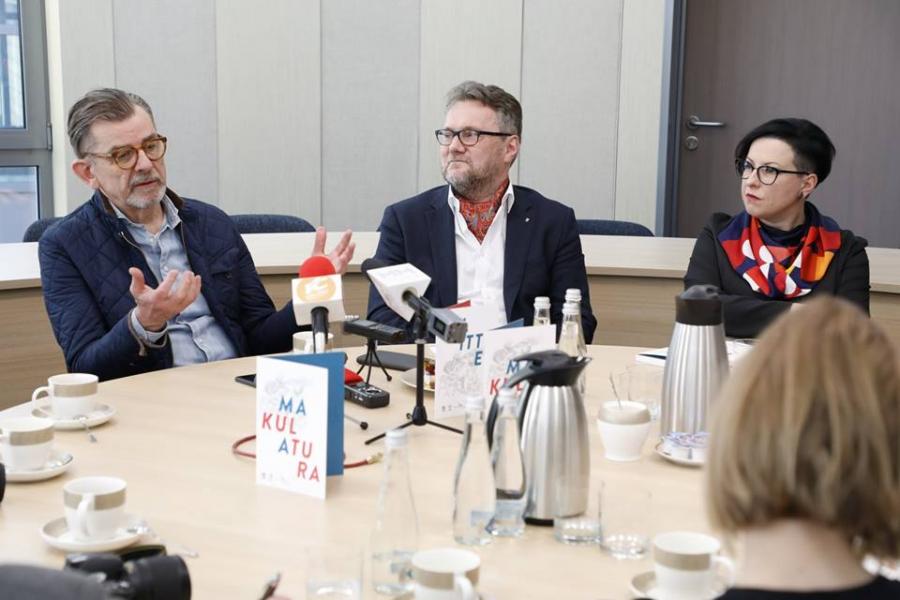 Konferencja prasowa na Wydziale Pedagogiczno-Artystycznym UAM w Kaliszu