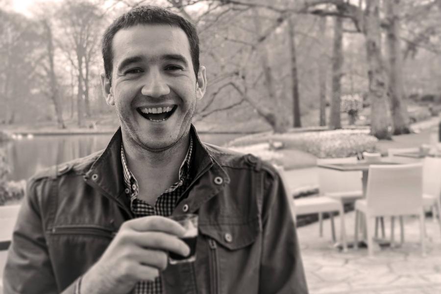 dr Oleksandr Pshyk z Centrum Nanobiomedycznego