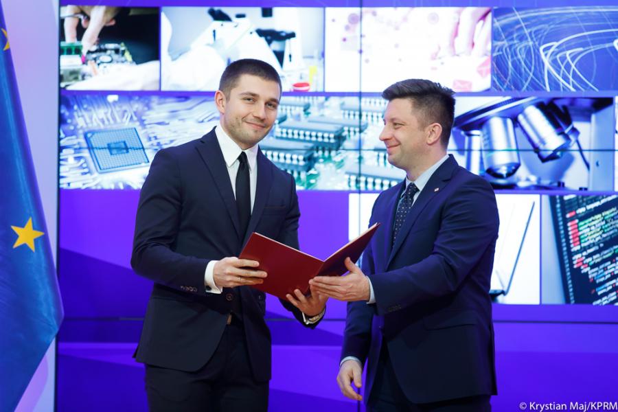 Dr Adam Gorczyński odebrał Nagrodę Premiera