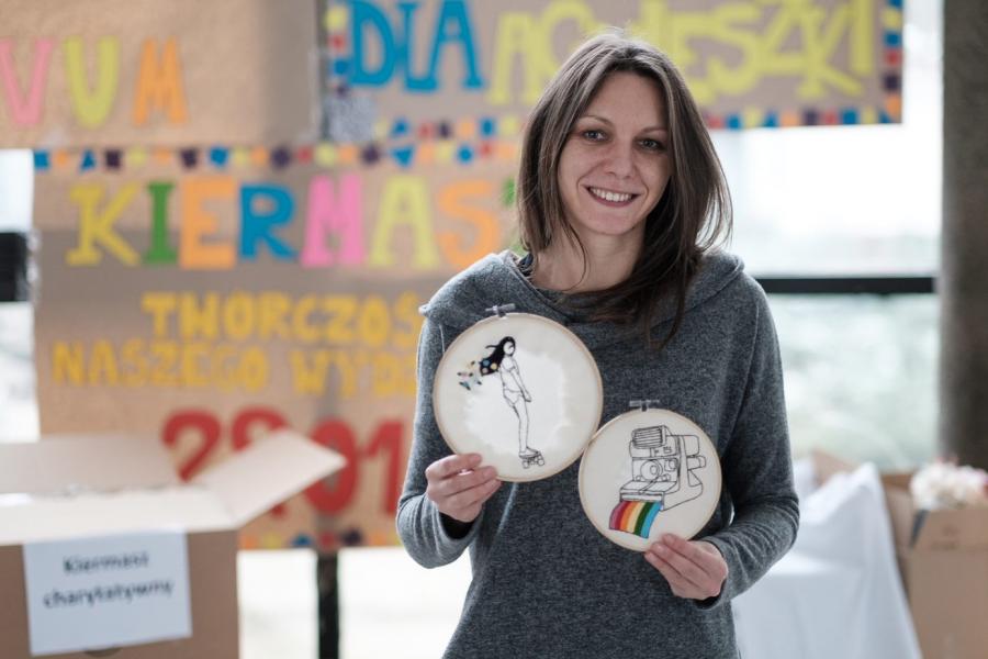 dr Dominika Gortych, pełnomocniczka Dziekana ds. promocji/ fot. Adrian Wykrota