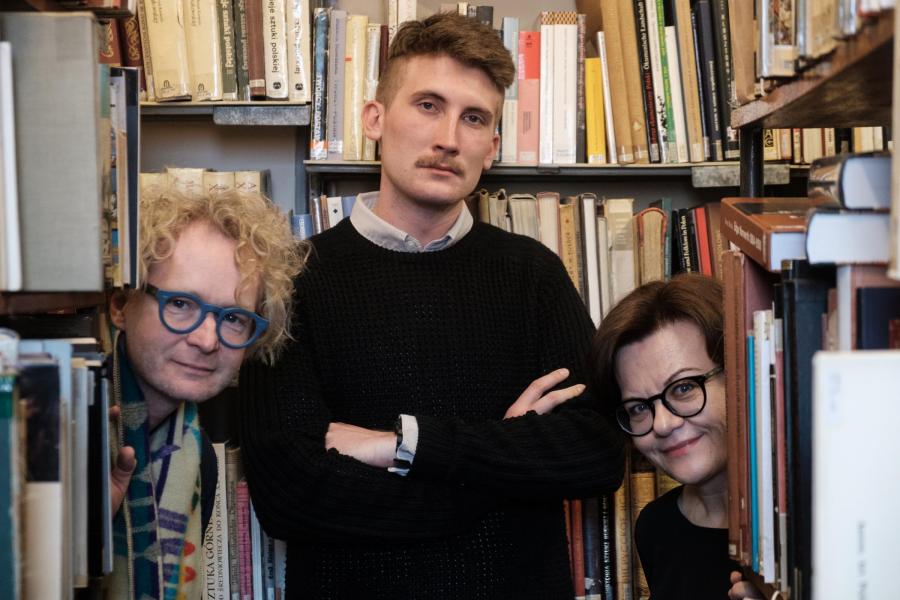 Prof. Piotr Korduba, Jakub Garstkiewicz, prof. Marzena Wolińska