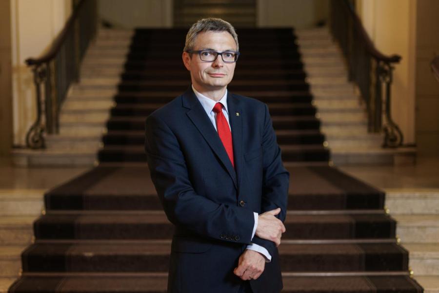 Marcin Wysocki, Kanclerz UAM, fot. Adrian Wykrota