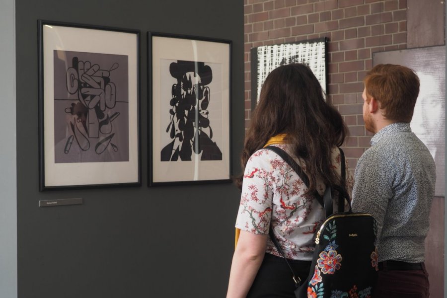 Finisaż wystawy portretów Franza Kafki, fot. Jagoda Haloszka