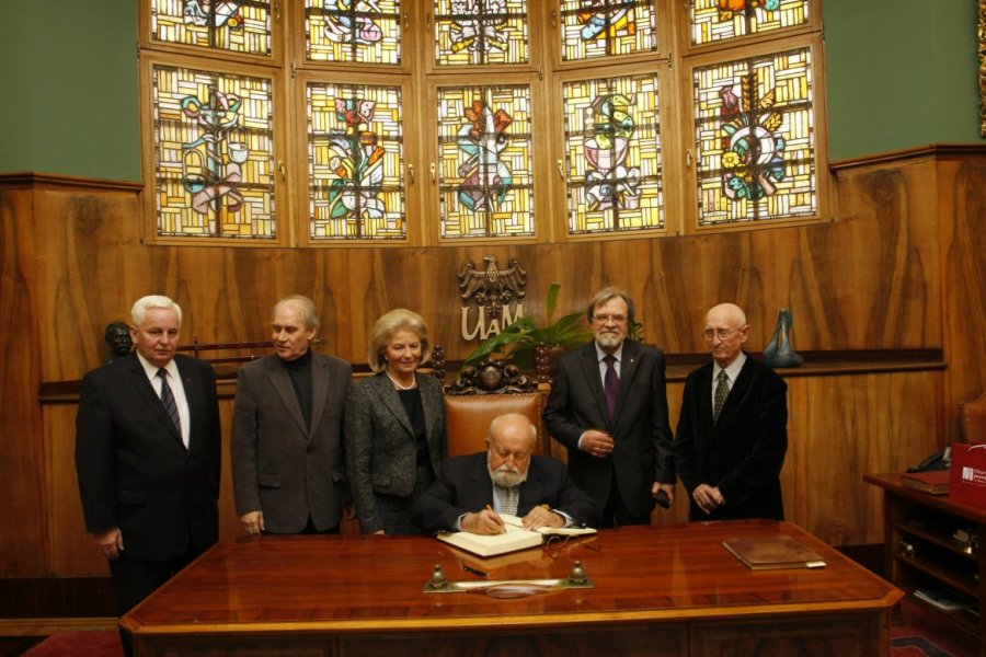 2012. Krzysztof Penderecki w Gabinecie Rektora