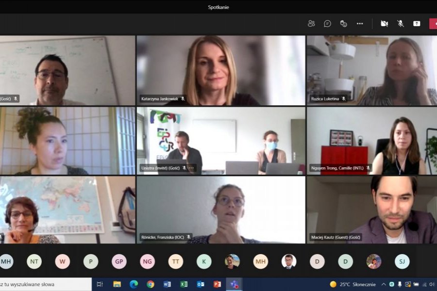 Screenshot ze spotkania