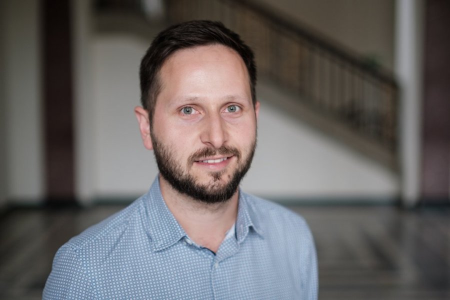 Dr Paweł Korpal  Fot. Adrian Wykrota