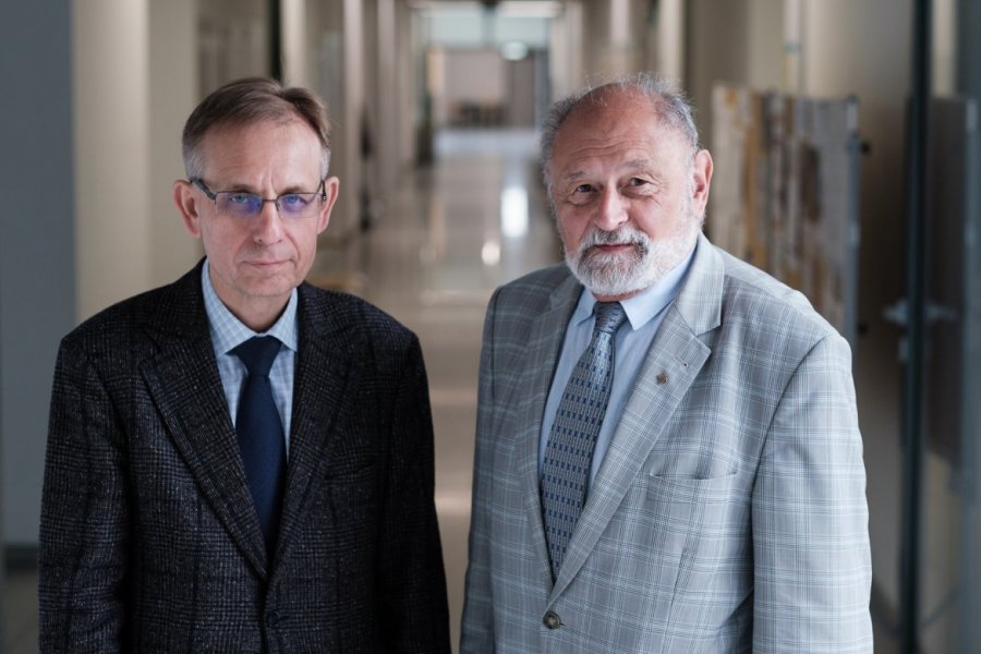 Prof. Tomasz Schramm i prof. Krzysztof A. Makowski, fot. Adrian Wykrota