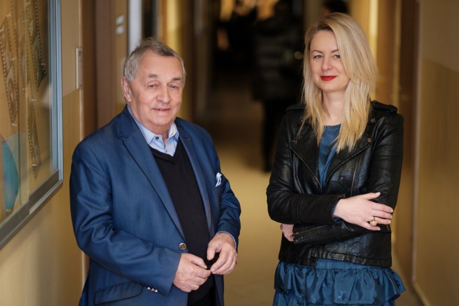 Prof. Kazimierz Przyszczypkowski i dr Izabela Cytlak Fot. Adrian Wykrota