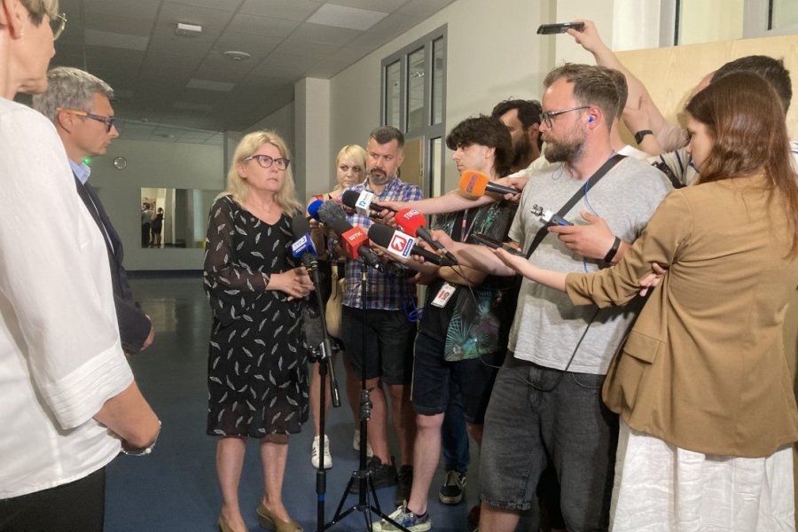 Konferencja prasowa "UAM odpowiada studentom", fot. Przemysław Stanula