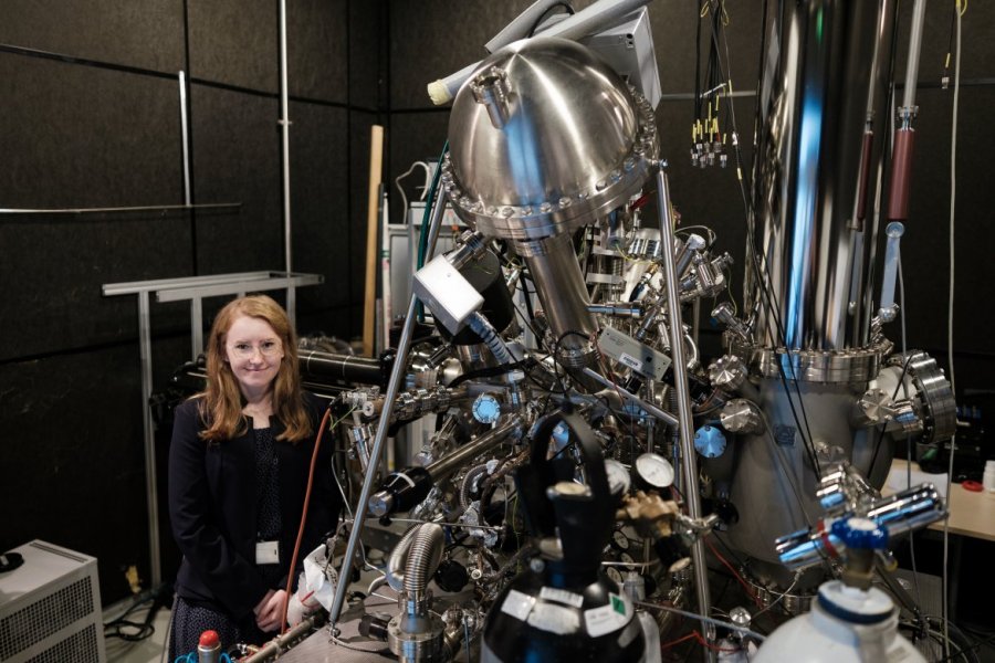 Dr Weronika Andrzejewska (Centrum NanoBioMedyczne UAM), fot. Adrian Wykrota