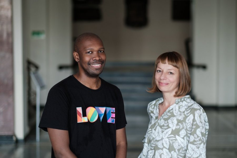 Bryan L. Green i prof. UAM Monika Bobako