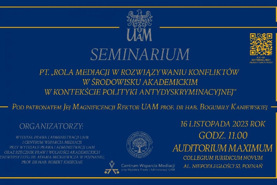 Rola mediacji w rozwiązywaniu konfliktów w środowisku akademickim na tle polityki antydyskryminacyjnej