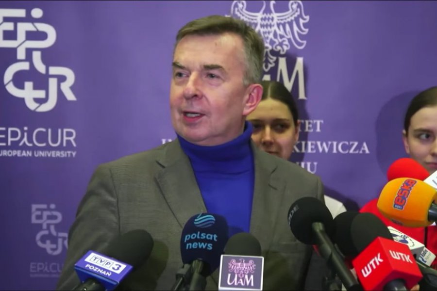 Minister Nauki i Szkolnictwa Wyższego, Dariusz Wieczorek  Fot. YT