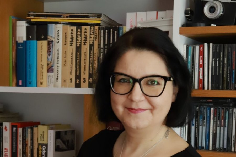 Maria Kuczkowska z Biblioteki Uniwersyteckiej w Poznaniu