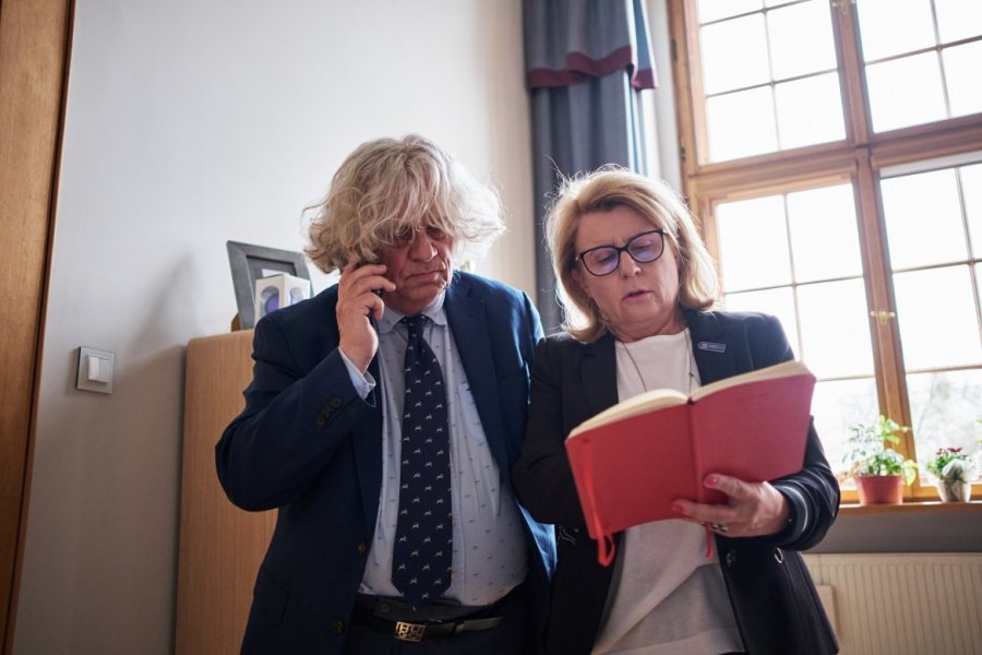 Prof. Zbyszko Melosik i prof. Bogumiła Kaniewska Fot. Władysław Gardasz