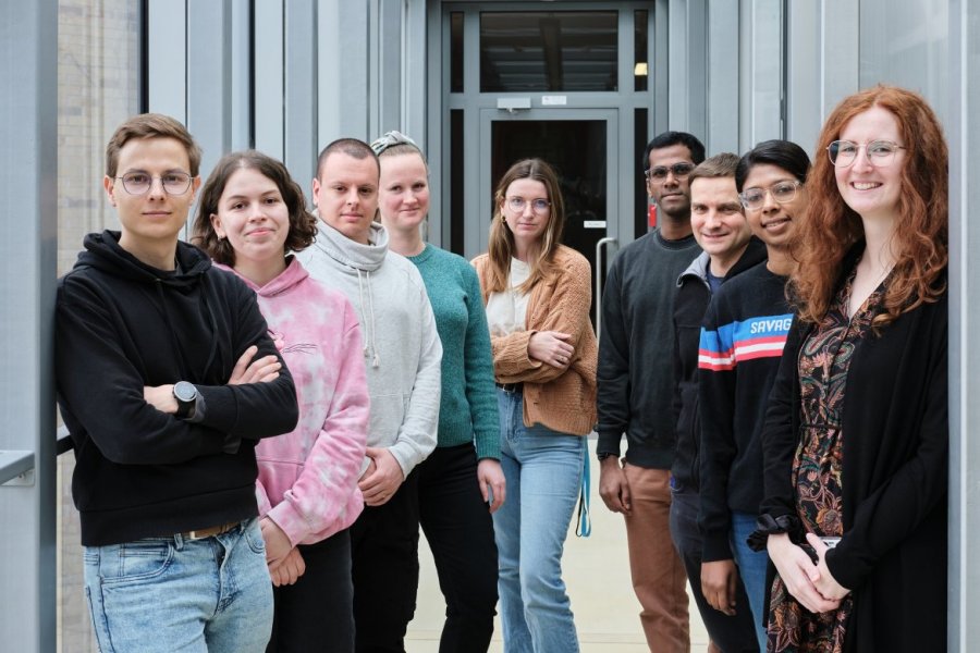 Doktoranci z Centrum NanoBioMedycznego, fot. W. Gardasz