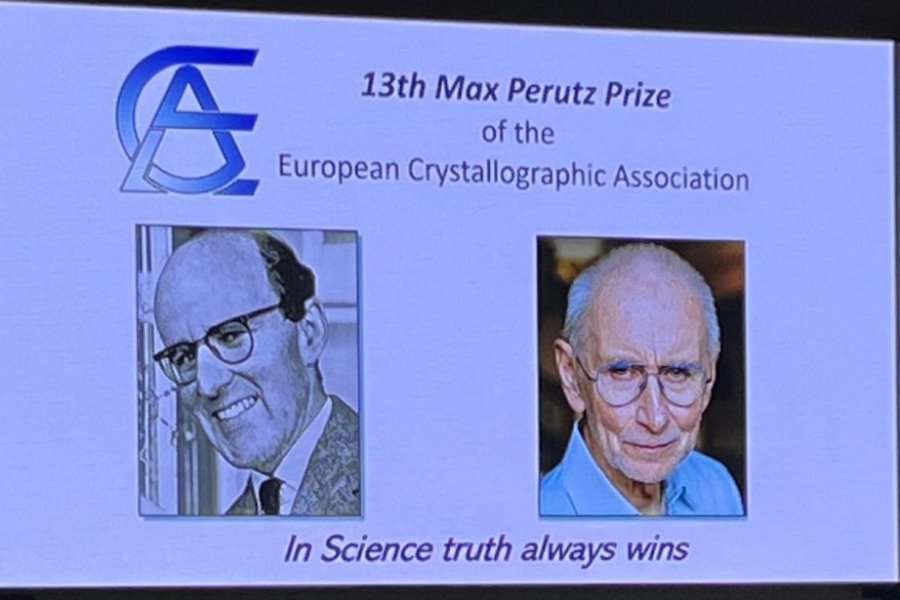Prof. Jaskólski z nagrodą Max Perutz Prize