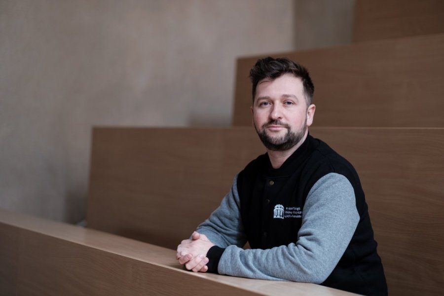 Prof. Patryk Borowiak, fot. Adrian Wykrota