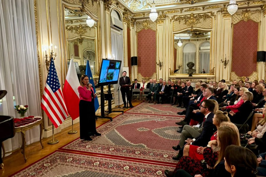 Prof. UAM Magdalena Biniaś-Szkopek na uroczystościach w Konsulacie Generalnym Polski w Nowym Jorku